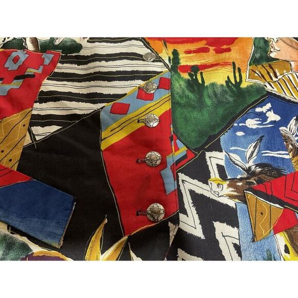 Vintage Circle T Cowboy Western Vest Size Large - Picture 7 of 13